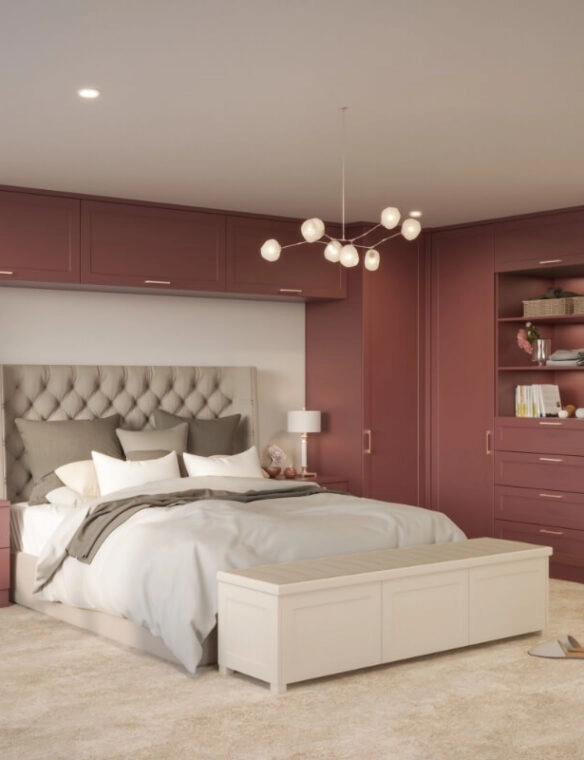 Burrlington Rusty Red Bedrrom