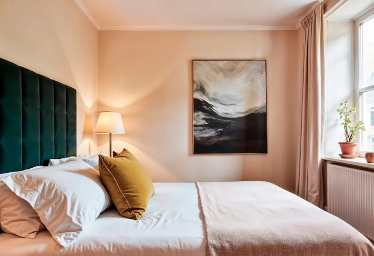 Oslo Kumbu Green Bedroom 3