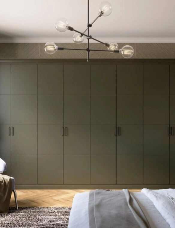 Oslo Kumbu Green bedroom